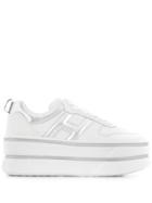 Hogan Chunky Heel Sneakers - White