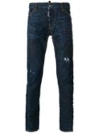 Dsquared2 - Slim Fit Jeans - Men - Cotton/polyester/spandex/elastane - 50, Blue, Cotton/polyester/spandex/elastane