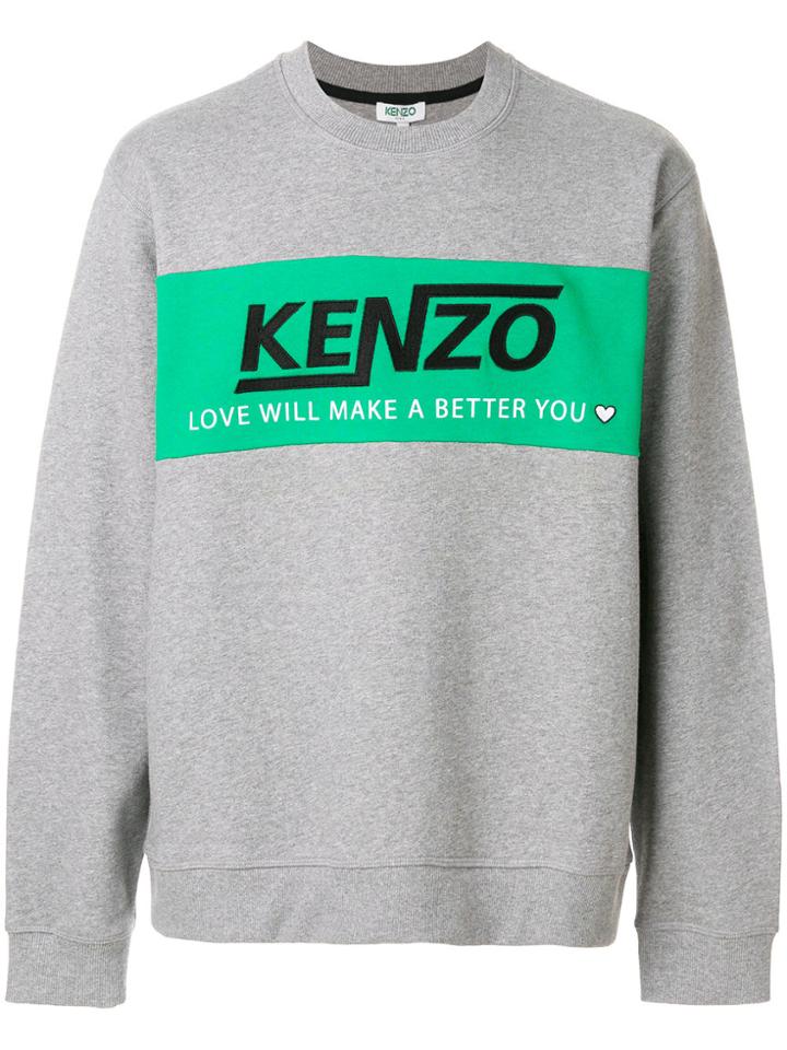 Kenzo Printed Sweatshirt - Grey