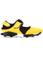 Marni Velcro Fastening Sneakers, Men's, Size: 41, Yellow/orange, Nylon/rubber