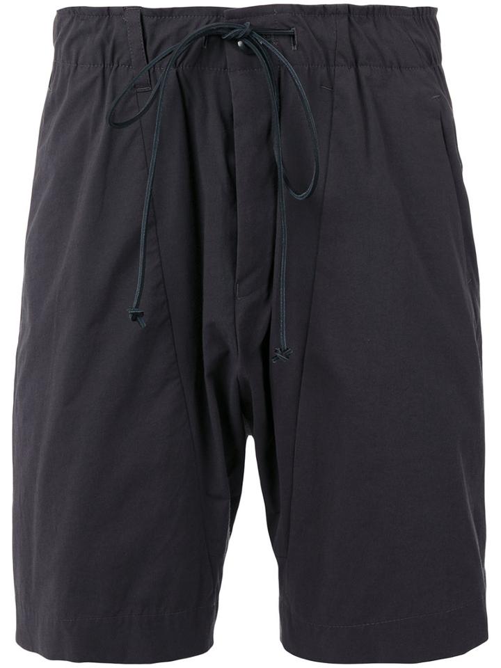 Attachment - Drawstring Bermudas - Men - Cotton/nylon/polyurethane - Iii, Grey, Cotton/nylon/polyurethane