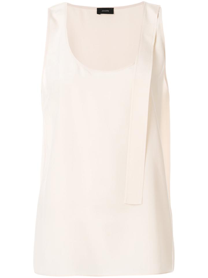 Joseph Flared Sleeve-less Top - Nude & Neutrals