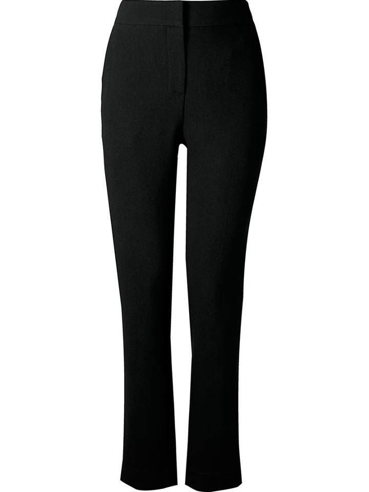 Andrea Marques Mid-rise Tailored Trousers, Women's, Size: 38, Black, Acetate/viscose