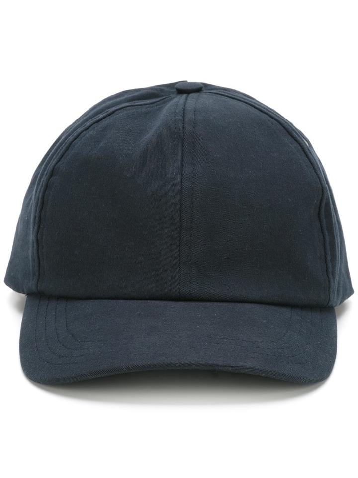 Ami Alexandre Mattiussi - Cap - Men - Cotton - One Size, Blue, Cotton