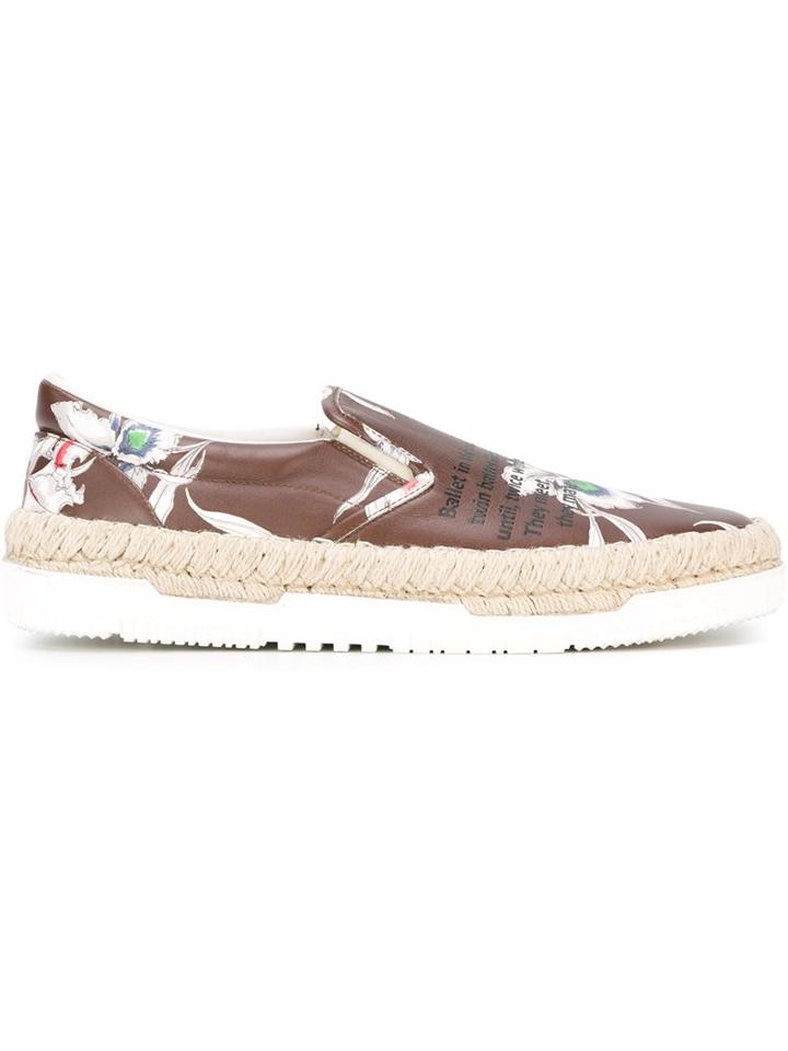 Valentino Garavani Floral Slip-on Sneakers