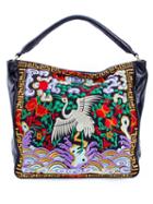 Xaa Embroidered Tote Bag, Women's, Black
