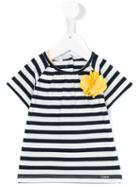 Liu Jo Kids - Striped T-shirt - Kids - Cotton/polyester/spandex/elastane - 3 Mth, White