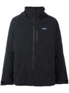 Patagonia Hooded Padded Jacket, Men's, Size: Xl, Black, Polyester