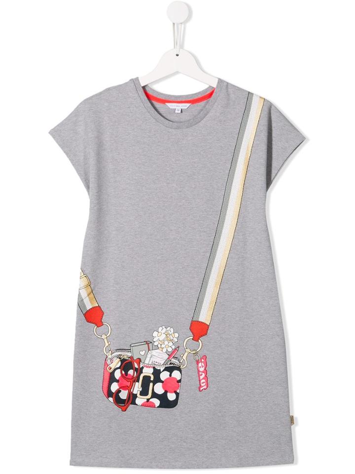 Little Marc Jacobs Bag Print Dress - Grey