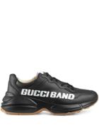Gucci Rhyton Gucci Band Sneakers - Black