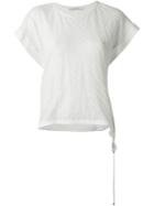 Paco Rabanne Drawstring Wide Sleeve Blouse