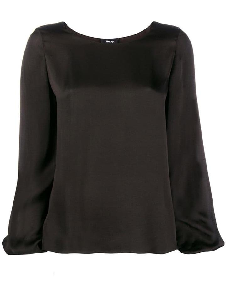 Theory Long Sleeved Top - Black