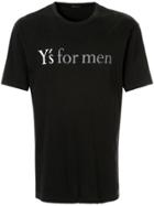 Yohji Yamamoto Pre-owned Y's For Men Print T-shirt - Black