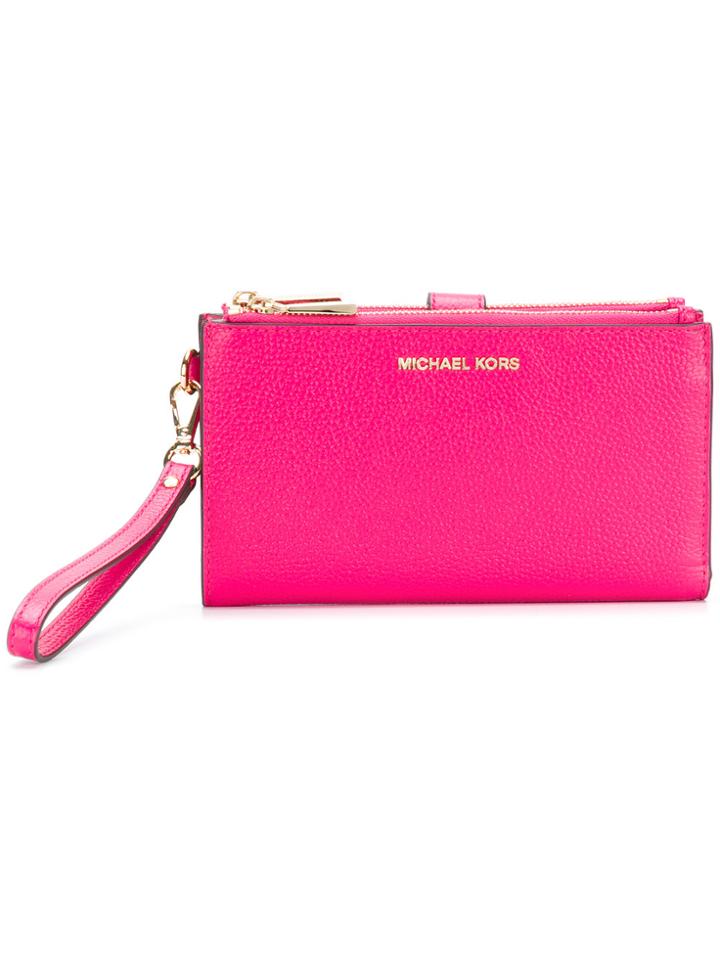 Michael Michael Kors Folding Wallet - Pink & Purple