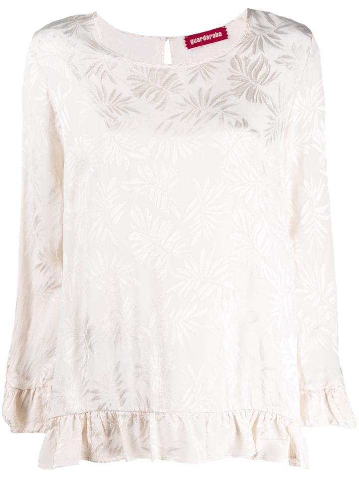 Guardaroba Floral Print Blouse - White
