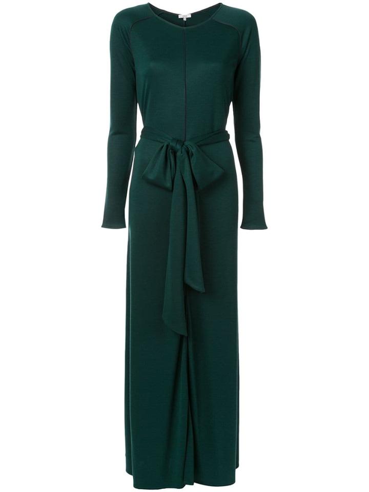 Layeur Tie Waist Dress - Green