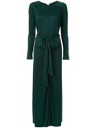 Layeur Tie Waist Dress - Green