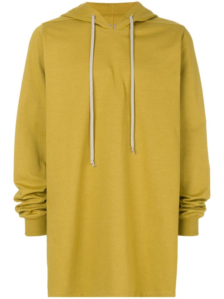 Rick Owens Oversized Hoodie - Yellow & Orange