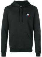 Le Coq Sportif Logo Printed Hoodie - Black