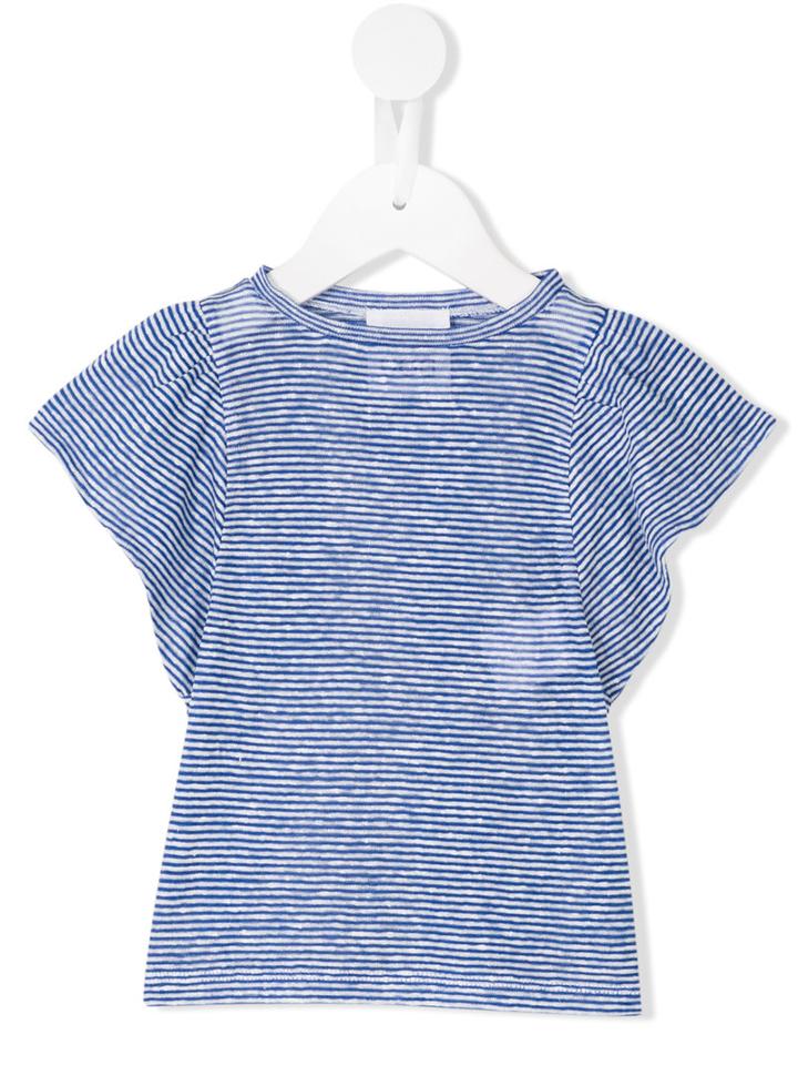 Douuod Kids Semi-sheer Flared Sleeve T-shirt, Toddler Girl's, Size: 18 Mth, Blue
