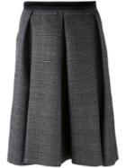 No21 Pleated Skirt, Women's, Size: 44, Grey, Cupro/virgin Wool/acrylic