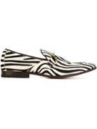 Henderson Baracco Zebra Print Loafers