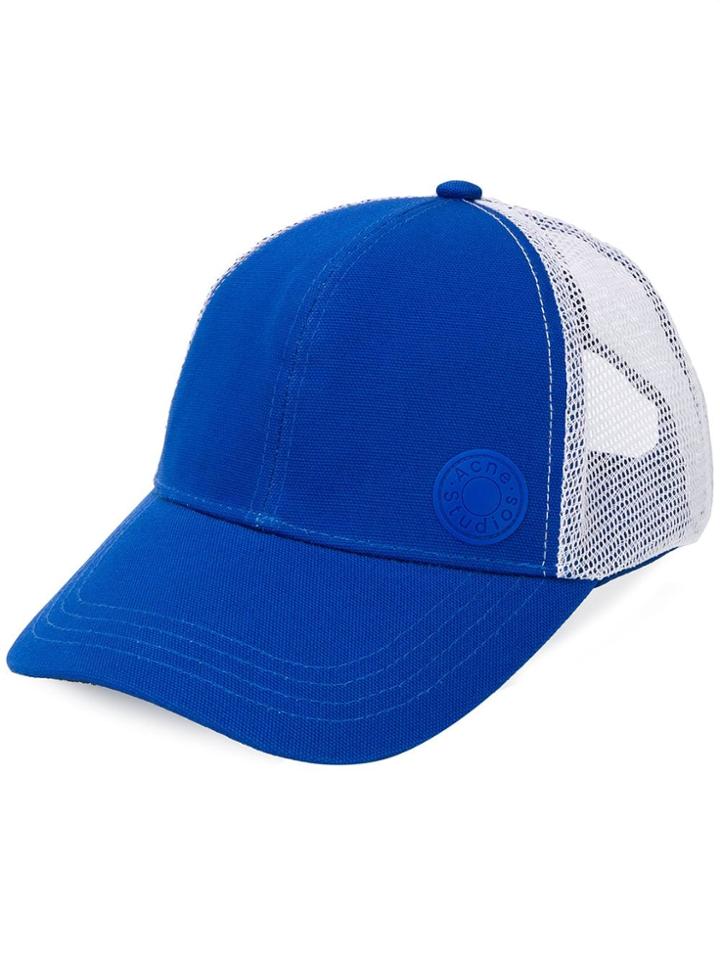 Acne Studios Baseball Cap - Blue