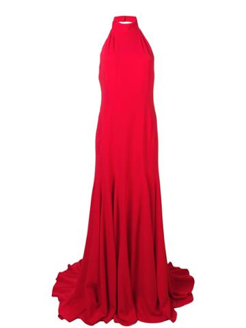 Stella Mccartney Magnolia Halterneck Gown - Red