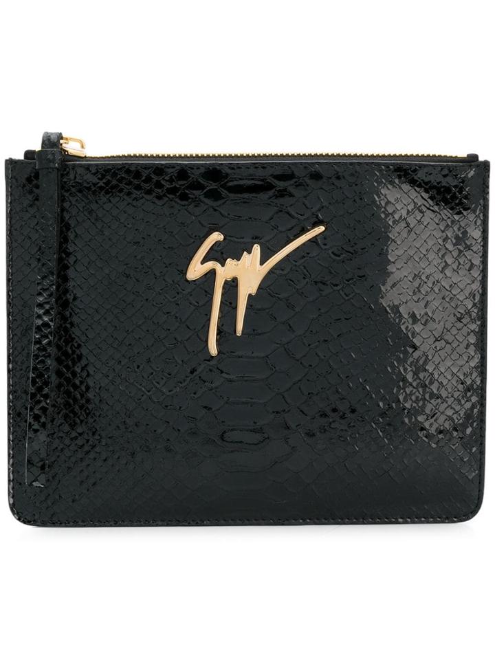 Giuseppe Zanotti Design Mergery Clutch - Black