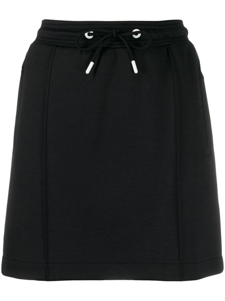 Kenzo Logo Stripe Skirt - Black