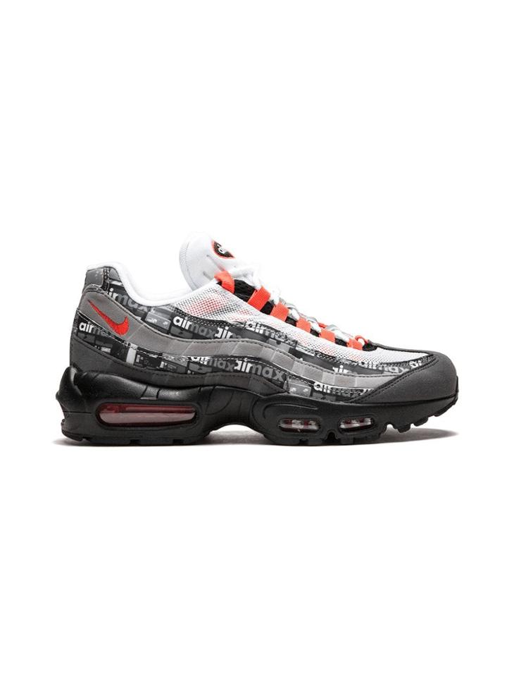 Nike Air Max 95 Printed Sneakers - Black