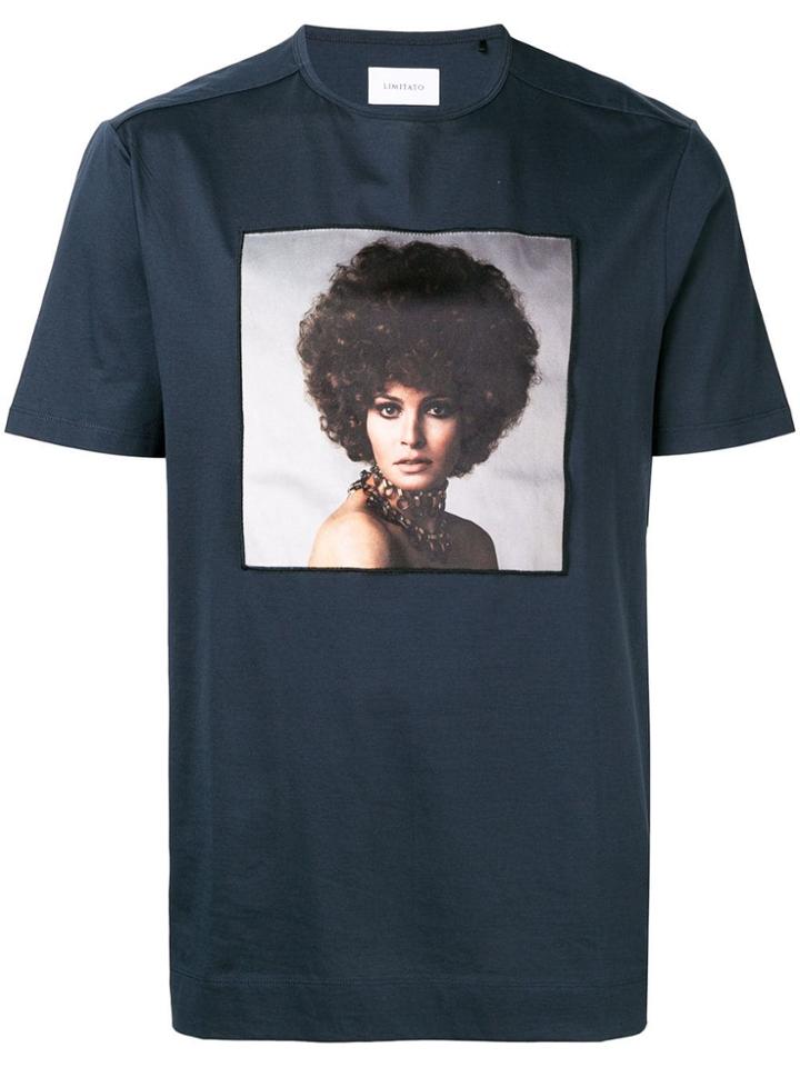 Limitato Photographic Print T-shirt - Blue
