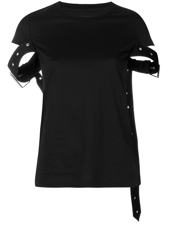 Marques'almeida Buckle Sleeve T-shirt - Black