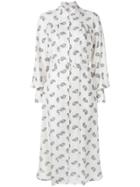 Zimmermann Paisley Stamp Whitewave Polo Dress - Nude & Neutrals