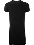 Rick Owens Drkshdw Draped T-shirt, Men's, Size: M, Black, Cotton