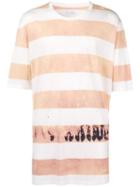 Faith Connexion Tie Dye Striped T-shirt - Neutrals