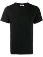 Jil Sander Regular Fit Plain T-shirt - Black