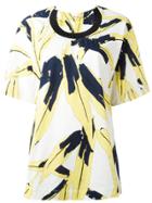 Marni Leaf Print T-shirt - White