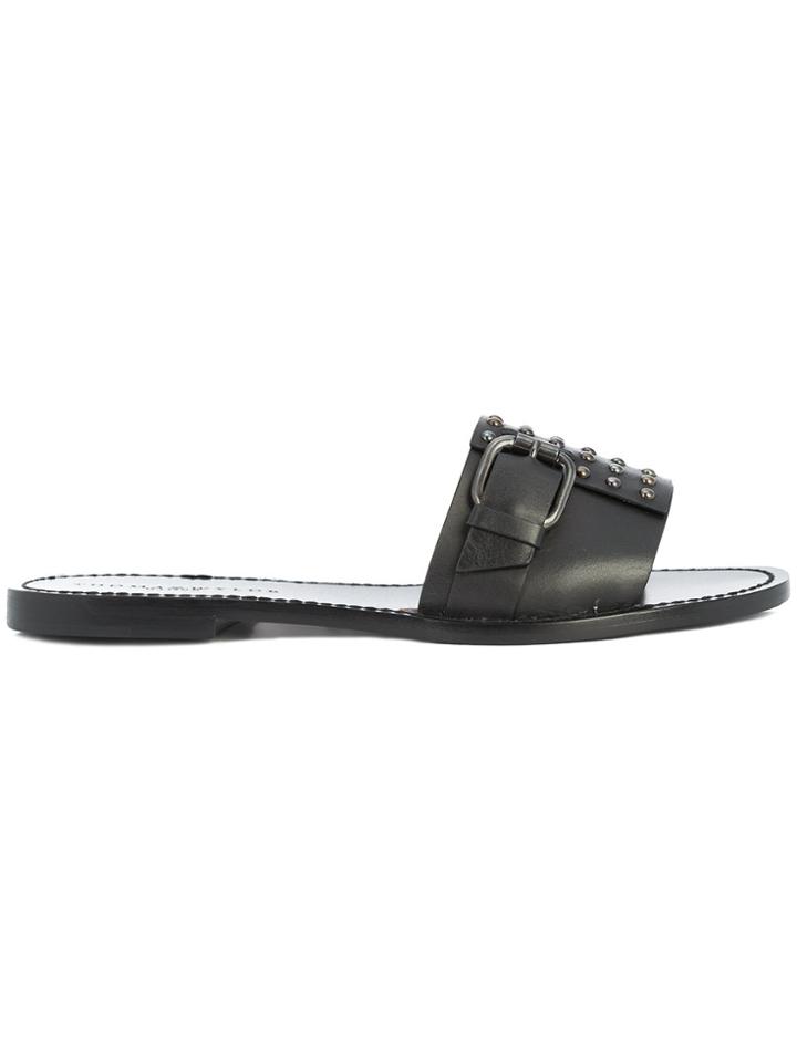 Thomas Wylde Spotted Muse Sandals - Black