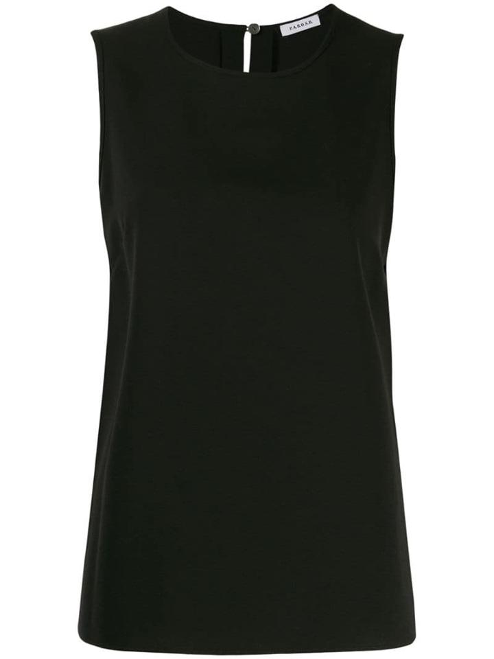 P.a.r.o.s.h. Back Slit Blouse - Black