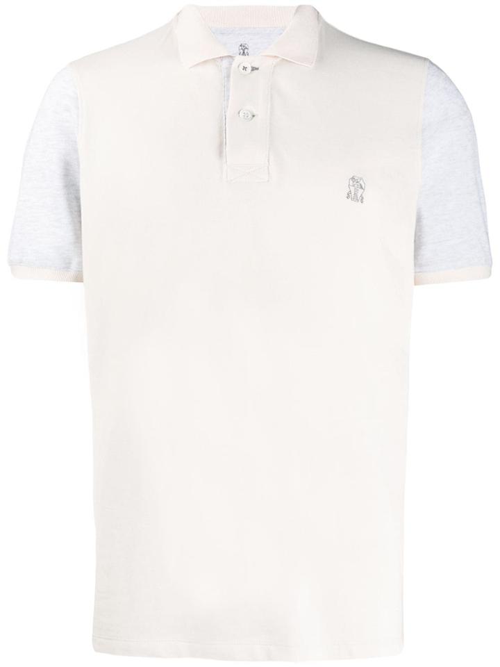 Brunello Cucinelli Mottled Polo Shirt - Neutrals