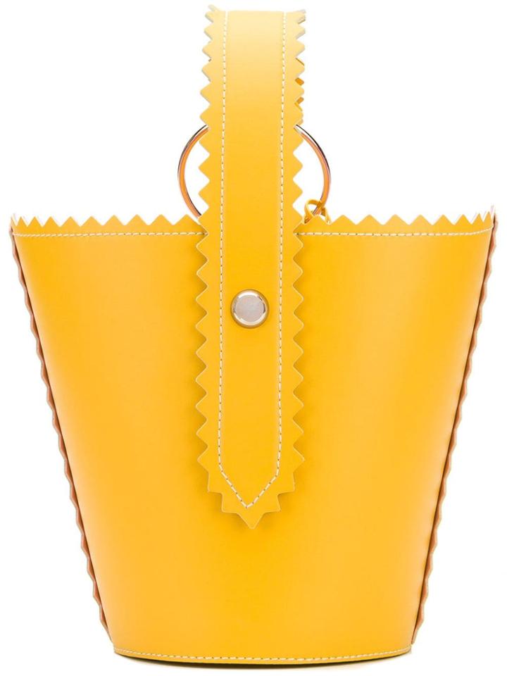 Sara Battaglia Helen Bucket Bag - Yellow