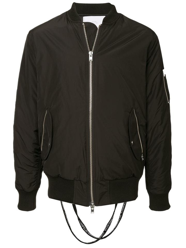 Stampd Logo Straps Bomber Jacket A - Black