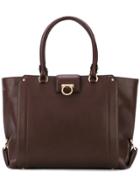 Salvatore Ferragamo Medium Luisa Tote - Brown