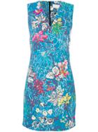 Peter Pilotto Floral Print Mini Dress - Blue