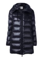 Moncler 'suyen' Padded Coat, Women's, Size: 1, Black, Polyamide/feather Down