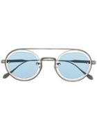 Giorgio Armani Round Tinted Sunglasses - Silver