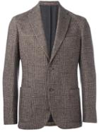 Eleventy Tweed Blazer, Men's, Size: 48, Brown, Tweed