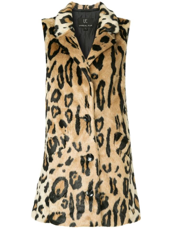 Unreal Fur Wild At Heart Vest - Brown