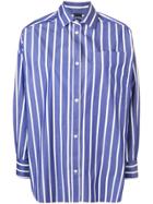 Max Mara Agar Striped Shirt - Blue